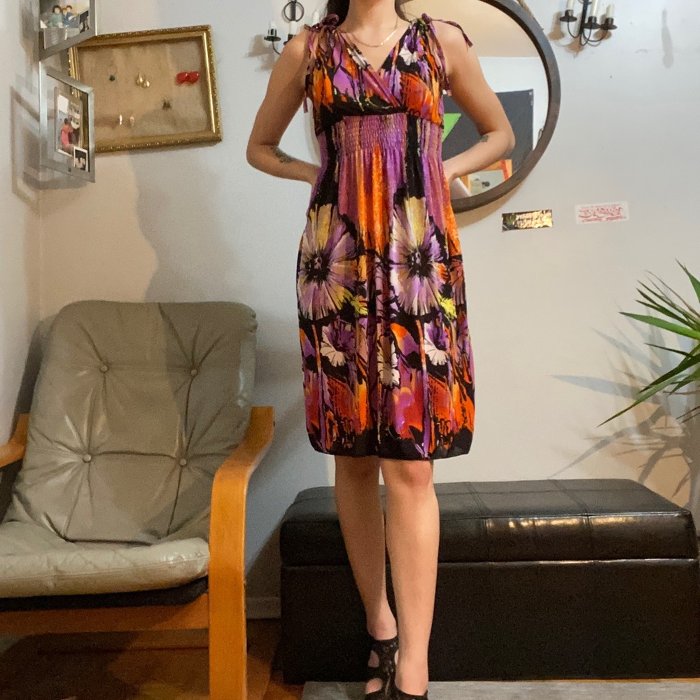 Vintage Floral Dress